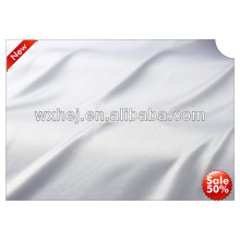 precio de fábrica blanqueado tela blanca lisa del hotel del 100% algodón